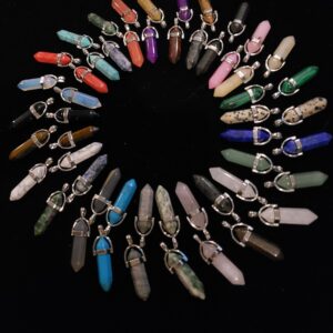 Healing Gemstone and Crystal Pendent Necklaces