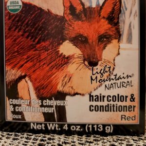 Henna Hair Color: Light Mountain Henna Hair Color; Red