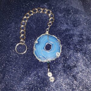 Suncatcher with Agate Slice.